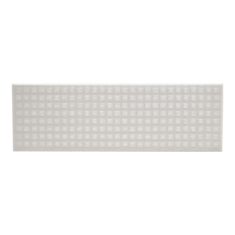 Dusk 3D Gray Patterned Glossy Ceramic Subway Wall Tile