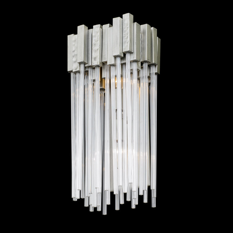 Matrix Gold 17.5" Dimmable Hammered Wall Sconce