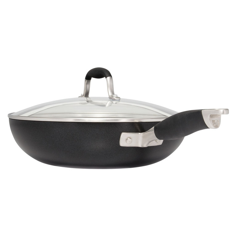 Graphite Aluminum Nonstick 12-Inch Ultimate Pan with Lid