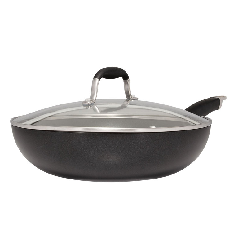 Graphite Aluminum Nonstick 12-Inch Ultimate Pan with Lid