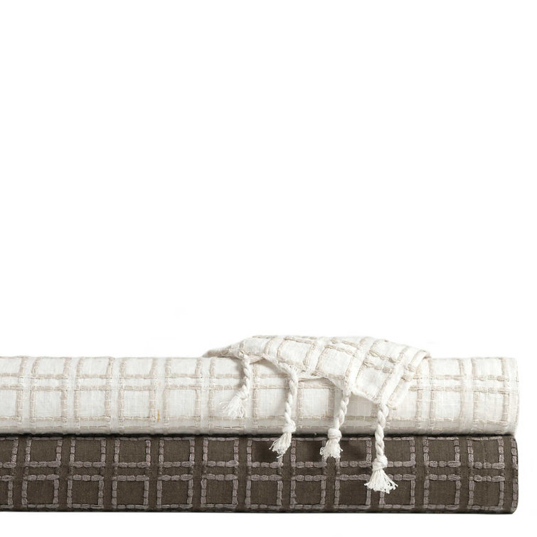 Caldwell Plaster Handmade Linen & Hemp Throw Blanket 50"x70"