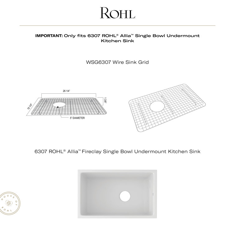 Stainless Steel Wire Sink Grid for Kitchen Sink