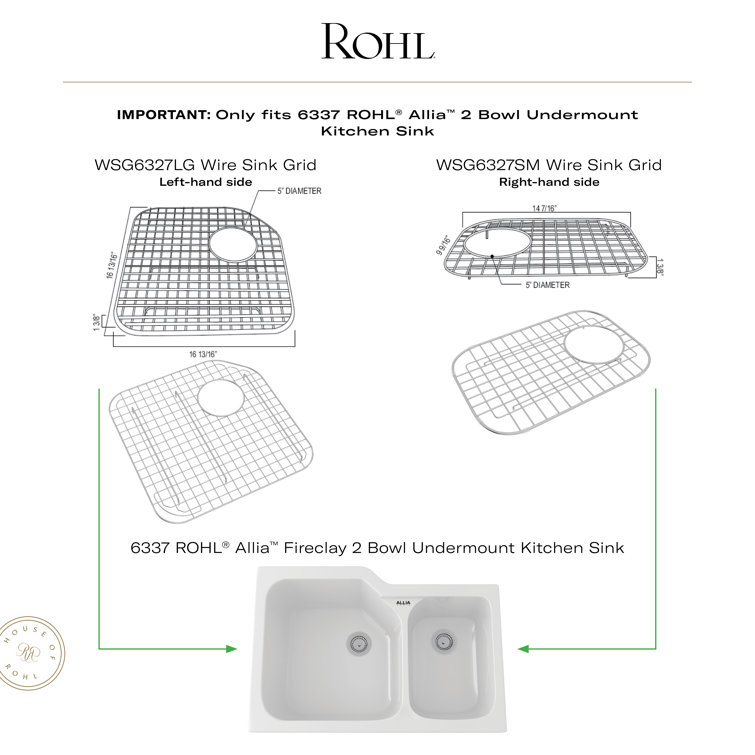 Stainless Steel Rectangular Sink Grid with Drain Hole