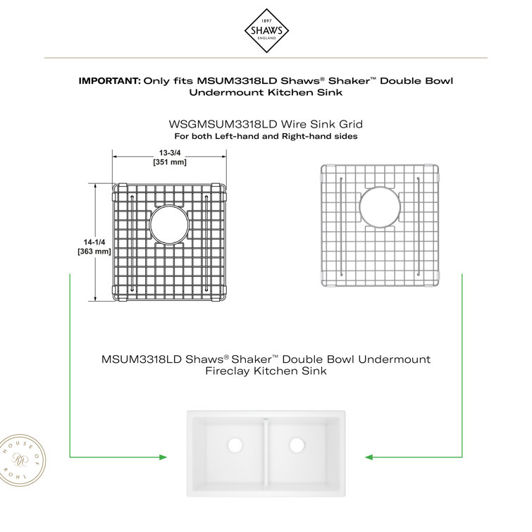 Stainless Steel Square Wire Sink Grid for Kitchen Sink
