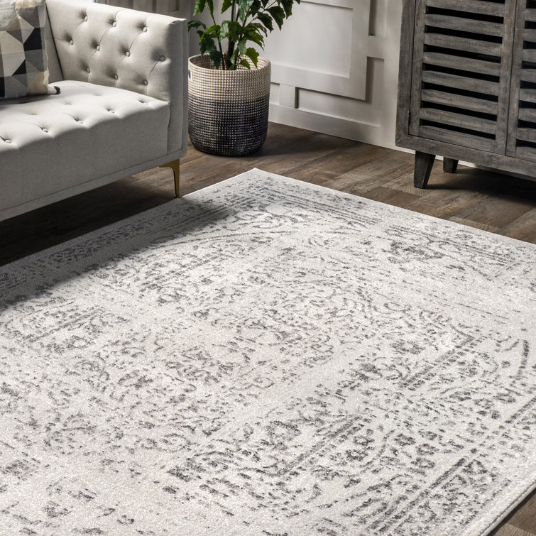 Arlena Gray Synthetic Reversible 10' x 14' Area Rug