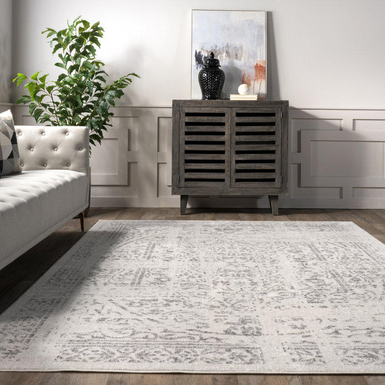 Arlena Gray Synthetic Reversible 10' x 14' Area Rug