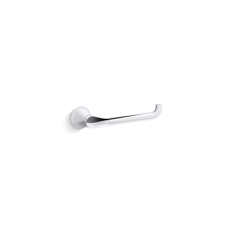 Polished Chrome Wall Mounted Towel Arm