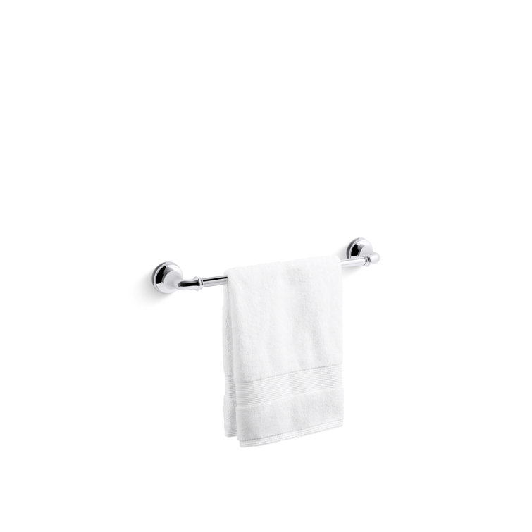 Polished Chrome 18" Wall Mounted Towel Bar