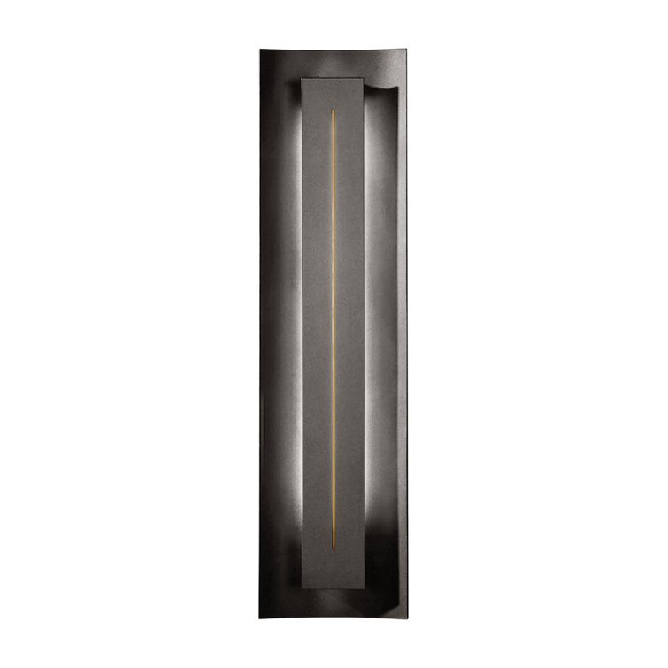 Natural Iron Gallery 3-Light Vanity Sconce with Blue Glass