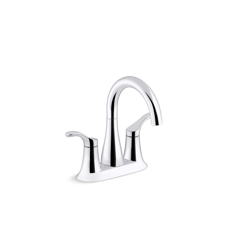 Simplice Polished Chrome Centerset Bathroom Faucet