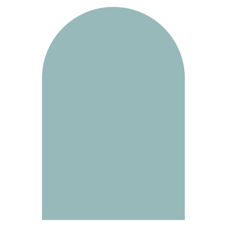 Pastel Blue Arch Peel and Stick Wall Decal Set