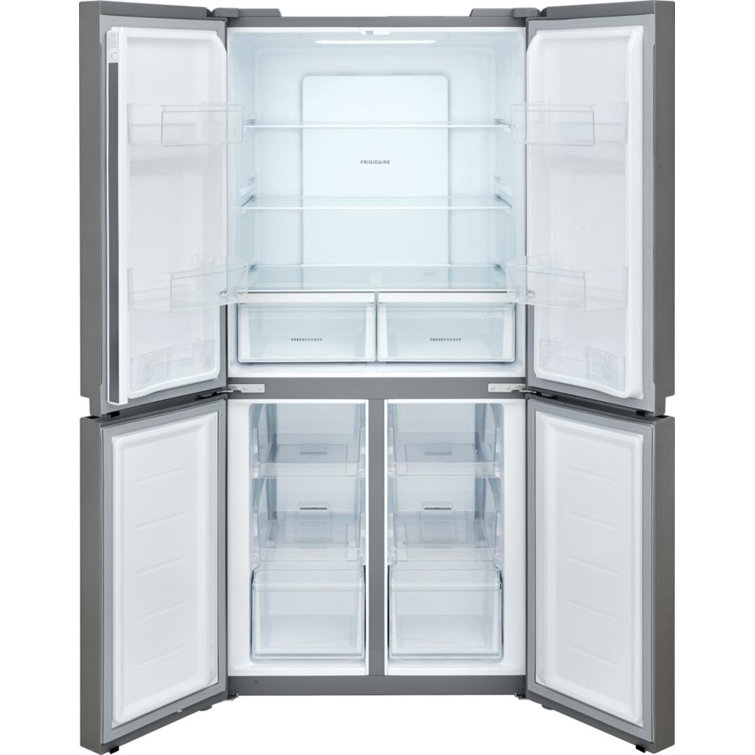Brushed Steel 17.4 Cu. Ft. Smart French Door Refrigerator