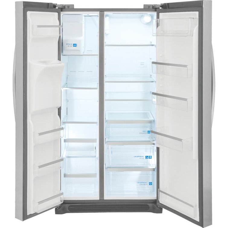 Frigidaire 36" Stainless Steel Side-by-Side Refrigerator with Ice Maker