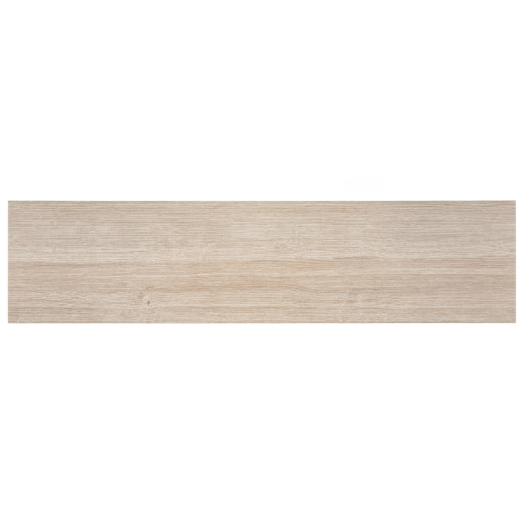 Nature Beige Large Matte Porcelain Wood Look Tile