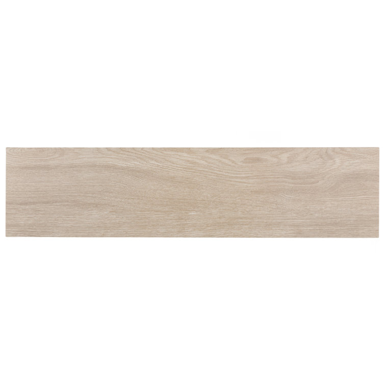 Nature Beige Large Matte Porcelain Wood Look Tile