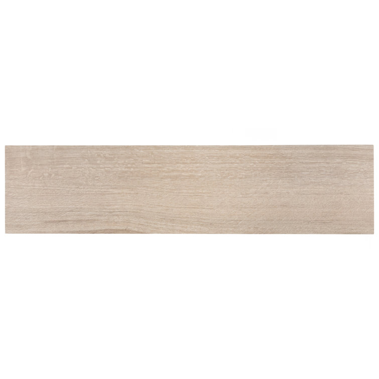 Nature Beige Large Matte Porcelain Wood Look Tile