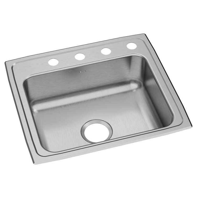 Elkay 22" Stainless Steel Single Bowl Drop-In Kitchen Sink