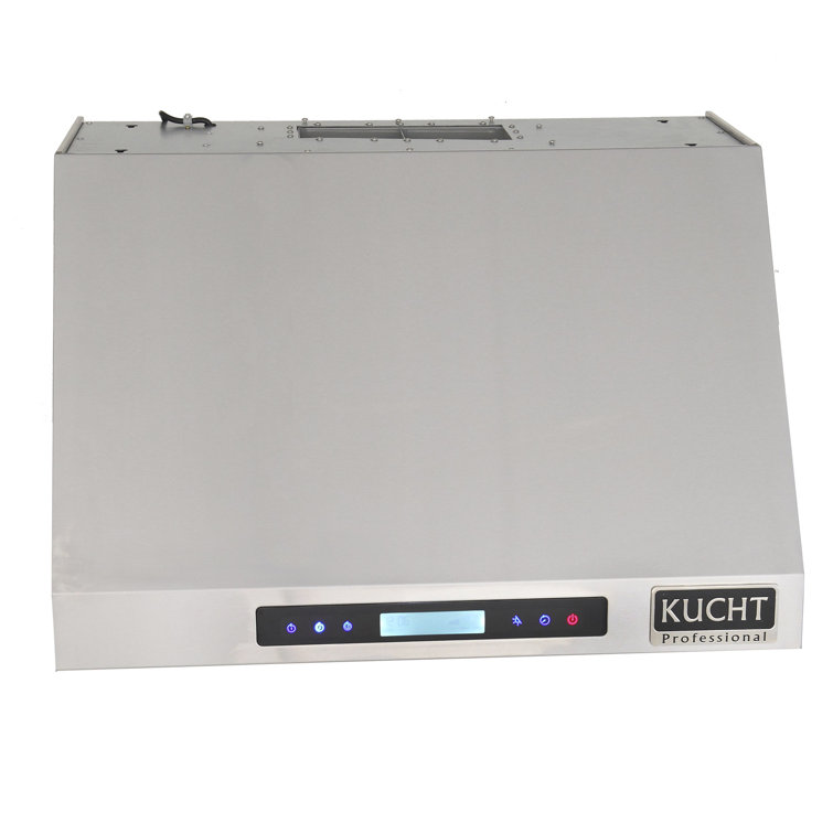Kucht 36" Stainless Steel Under Cabinet Range Hood with LED Lights