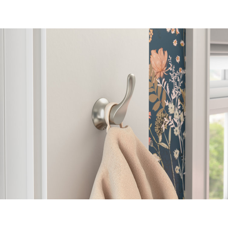 Matte Black Zinc Modern Bathroom Robe Hook