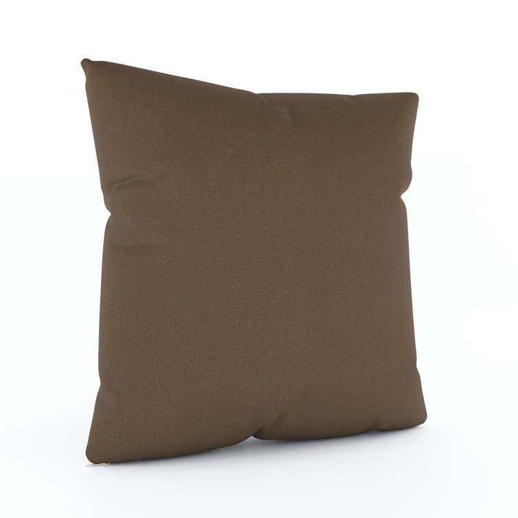 24" Beige Sunbrella Square Outdoor Throw Pillow