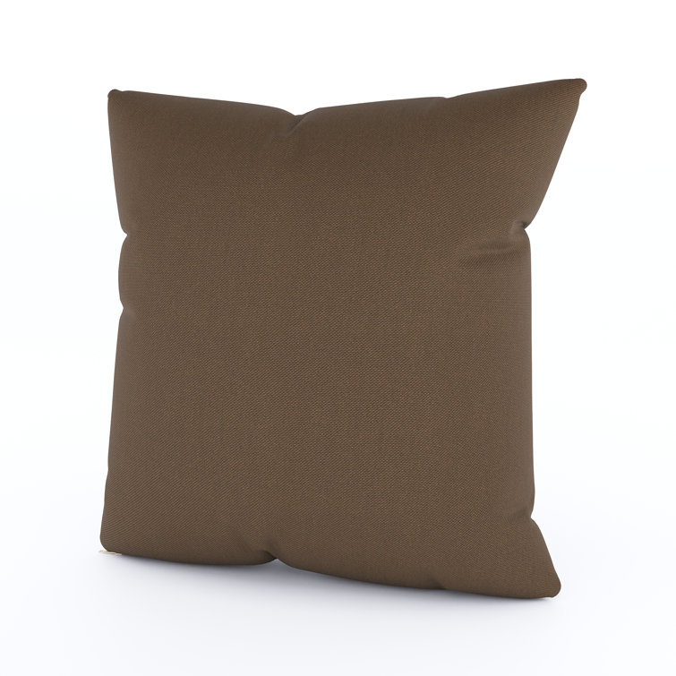 24" Beige Sunbrella Square Outdoor Throw Pillow