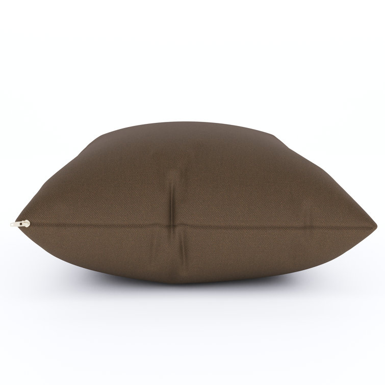 24" Beige Sunbrella Square Outdoor Throw Pillow