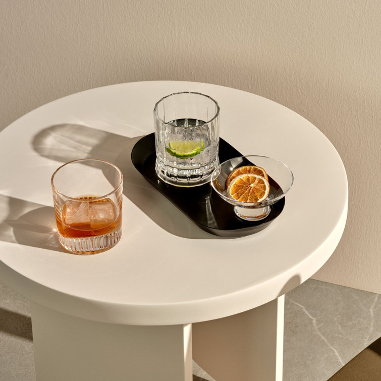 Clear Lead-Free Crystal Whiskey Glass Set of Four