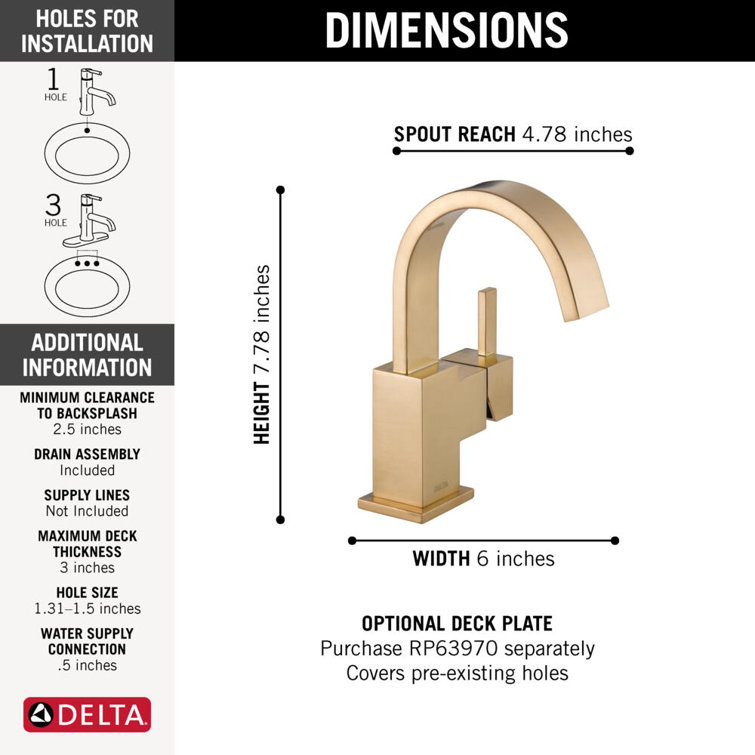 Elegant Modern 7'' Bronze Stainless Steel Single Hole Faucet