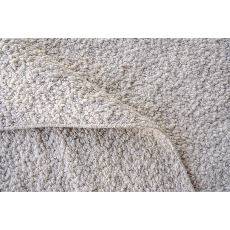Morello Handmade Performance Fiber Rug in Ivory & Gray, 12' x 15'
