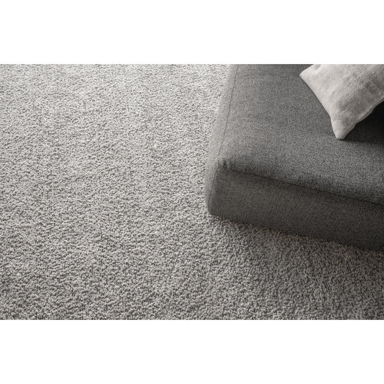 Handmade Morello Synthetic Area Rug in Dark Gray & Ivory, 3' x 5'