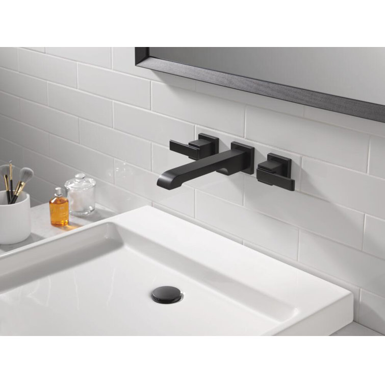 Sleek Modern Stainless Steel 13'' Wall Mounted Bathroom Faucet