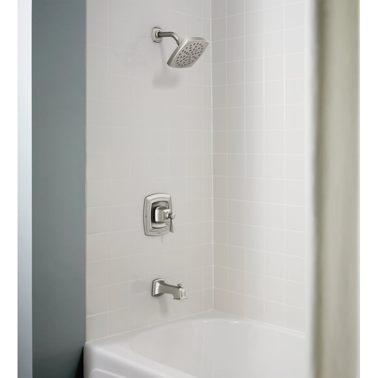 Conway Spot Resist Brushed Nickel Tub and Shower Trim Kit