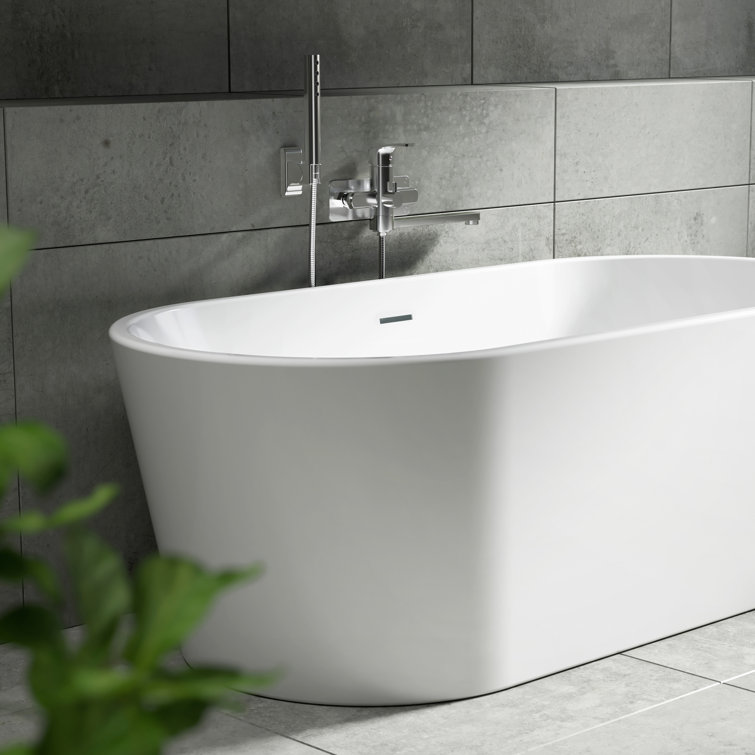Niagara Chrome Wall Mounted Tub Filler with Handshower