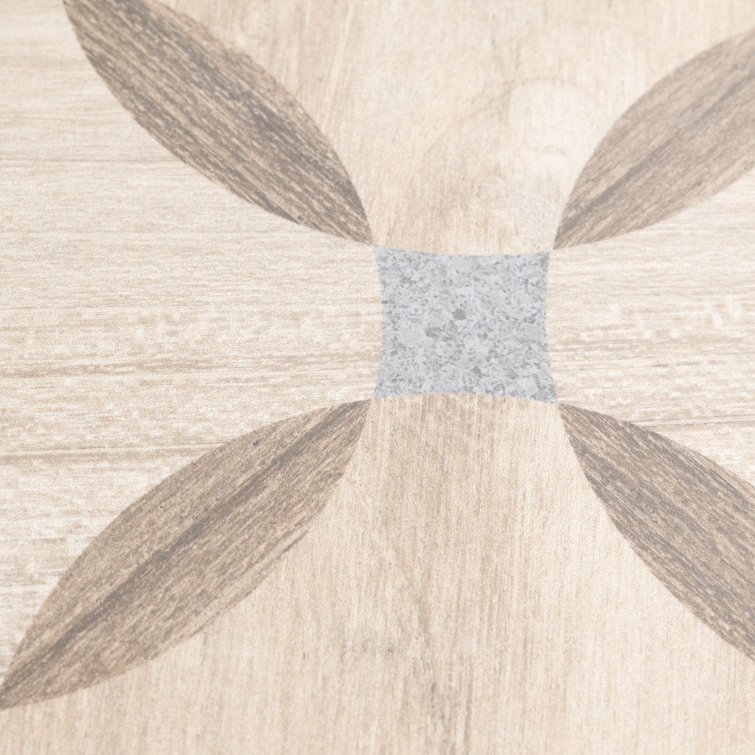 Komi Matte Brown Porcelain 8" x 8" Patterned Tile