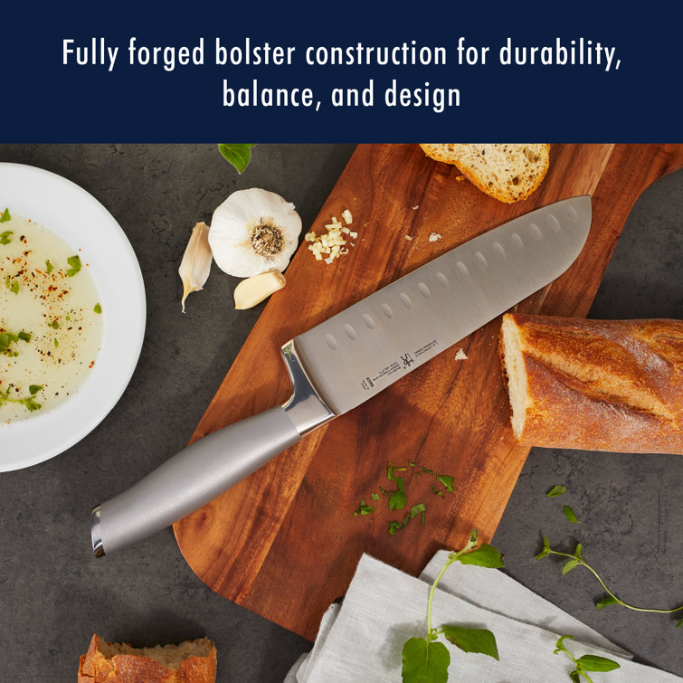 HENCKELS Modernist 13-Piece Knife Set with Block, Chef Knife, Paring Knife, Steak Knife, Black, Stainless Steel