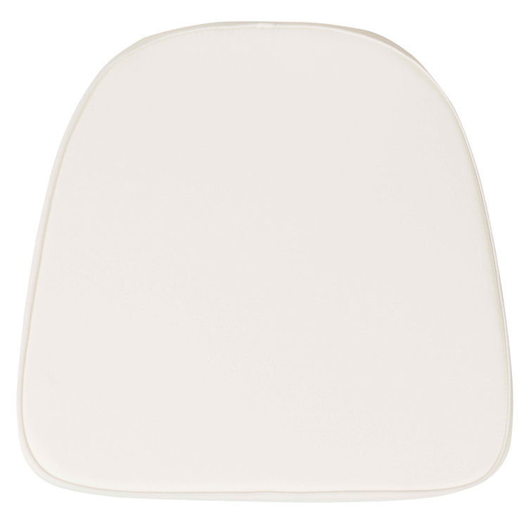 Elegant Ivory Fabric Chiavari Chair Cushion for Indoor Comfort