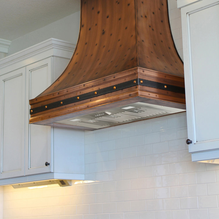 Nauxus 36" Stainless Steel Insert Range Hood with Charcoal Filter