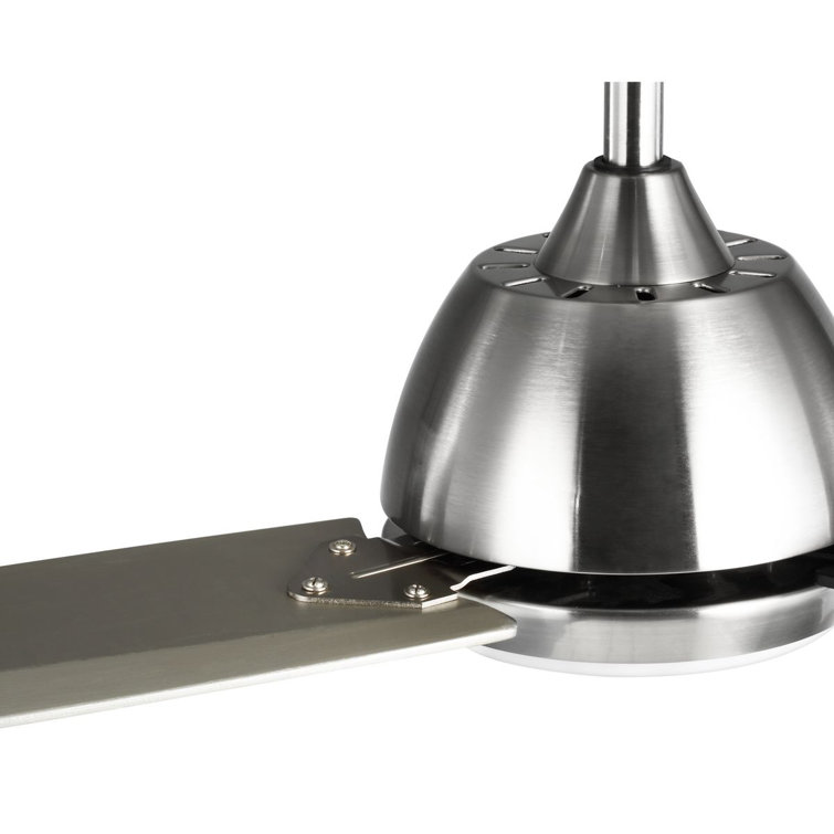 Oriole 60'' Brushed Nickel Ceiling Fan with LED Light and Remote