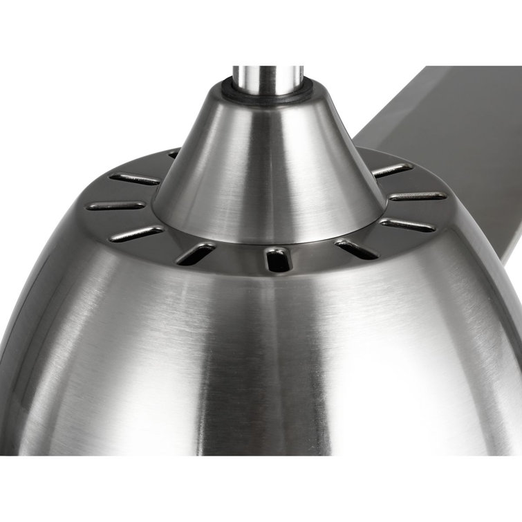 Oriole 60'' Brushed Nickel Ceiling Fan with LED Light and Remote