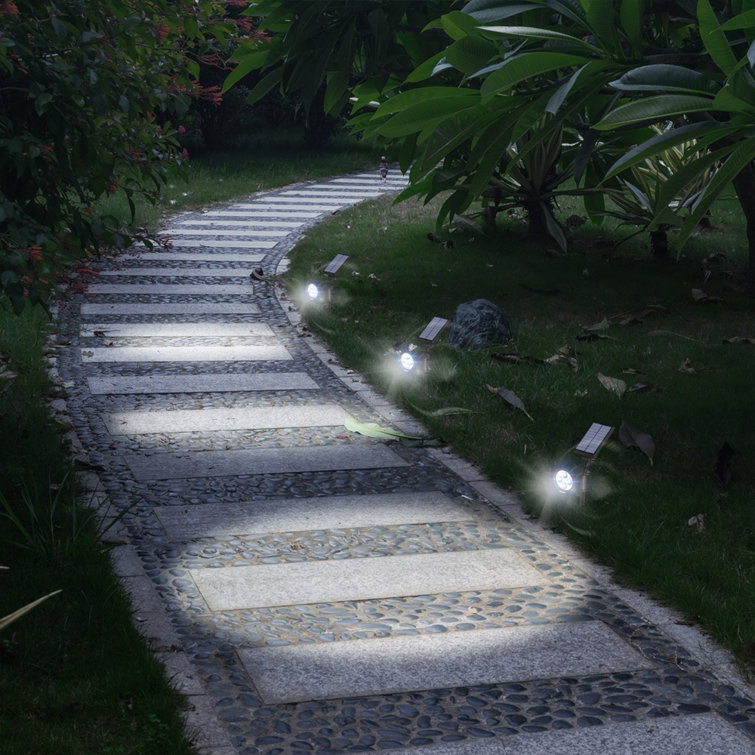 Solar Powered LED Outdoor Security Flood Lights 2-Pack