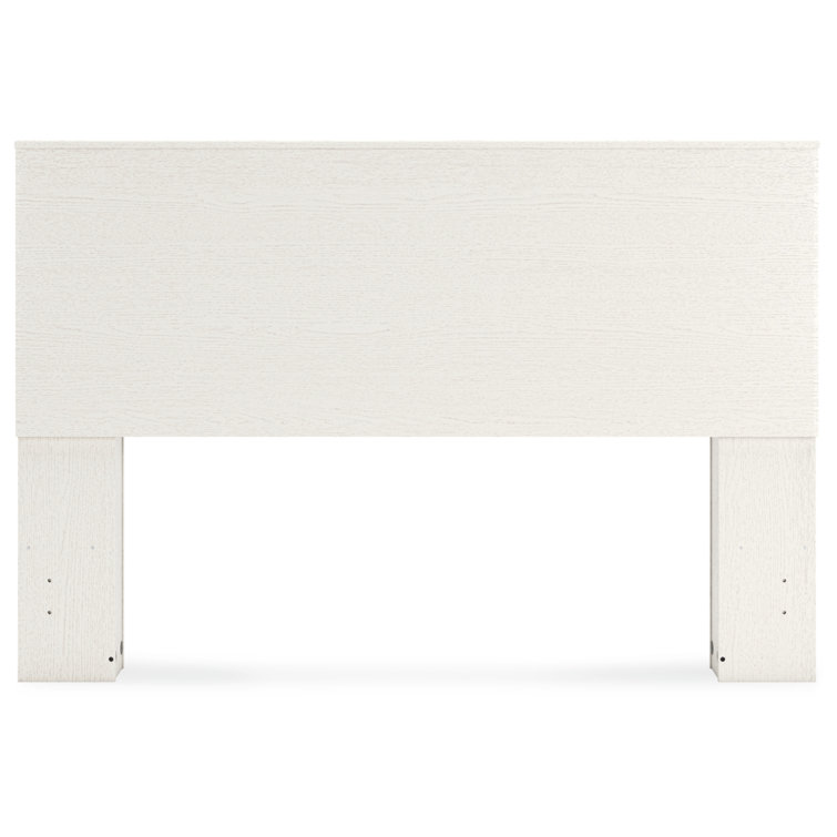 White Queen Contemporary Bookcase Headboard with Storage