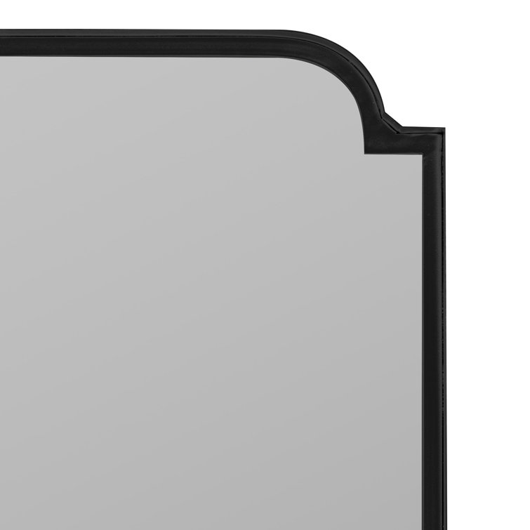 Elegant 47'' Rectangular Silver and Gold Wall Mirror