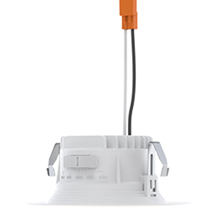 4'' White LED Retrofit Recessed Lighting Kit with Switchable Color Temperature
