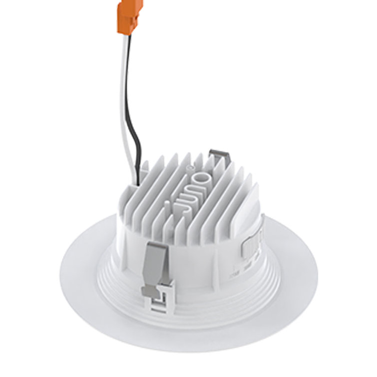 4'' White LED Retrofit Recessed Lighting Kit with Switchable Color Temperature