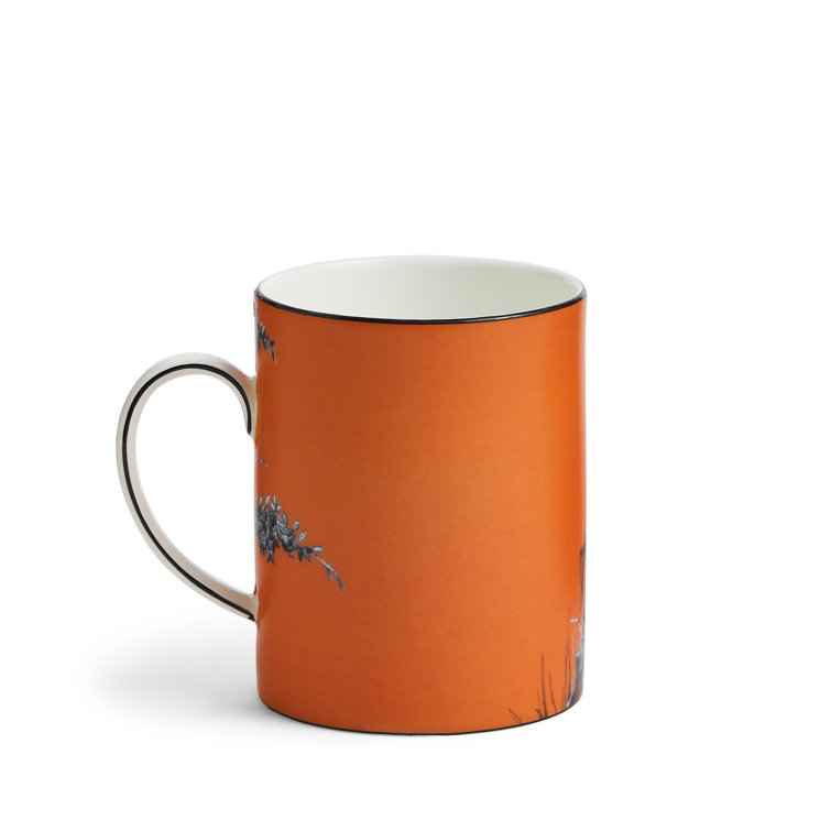 Blue Ceramic French Toile Vanity Mug