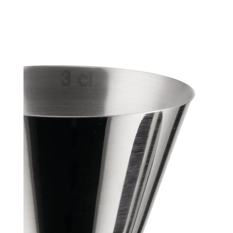 Quadri Combo Stainless Steel Cocktail Jigger with Ring