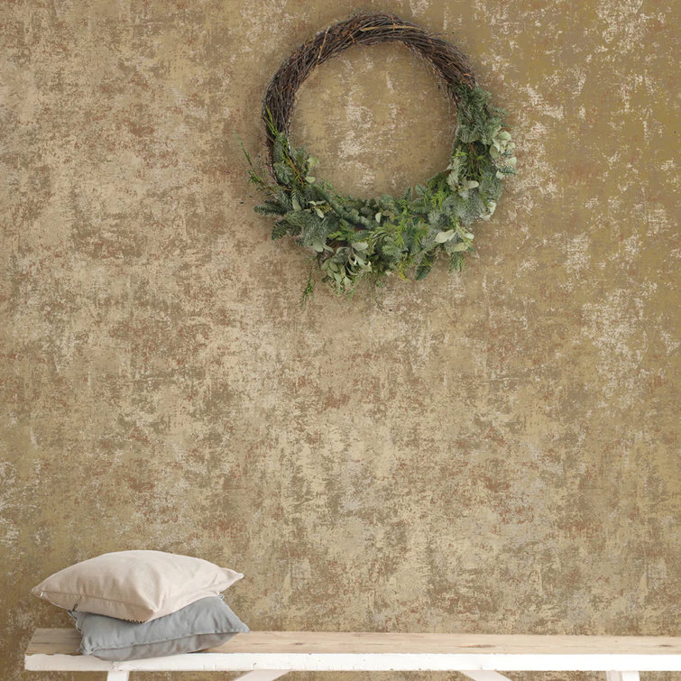 Gold Leaf Distressed Self-Adhesive Removable Wallpaper Roll