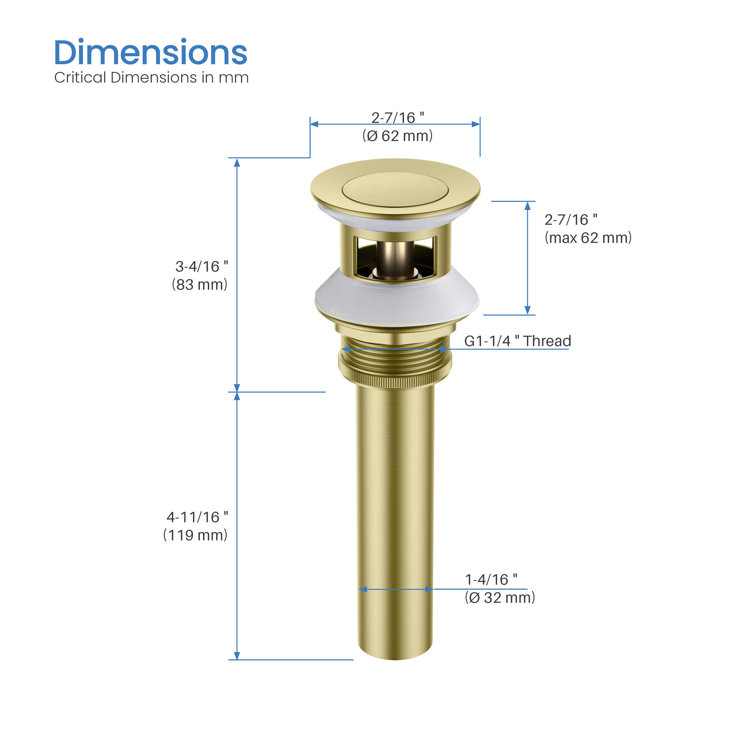 Elegant Brushed Gold Circular Widespread Bathroom Faucet