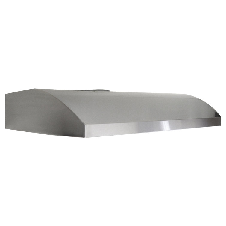 Kobe Range Hoods 30" Stainless Steel 680 CFM Ducted (Vented) Under Cabinet Range Hood with Baffle Filter