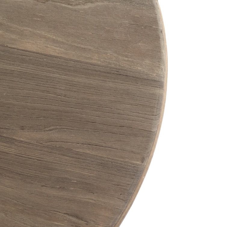 Mid-century Modern Grey Reclaimed Elm Poplar Dining Table